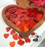 پولک قلب قرمز