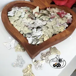 پولک پروانه نقره ای