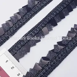 نوار پولک دار مشکی