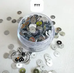 پولک تخت ۴ میل نقره‌ای