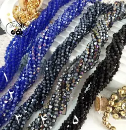 کریستال مخروطی آبی