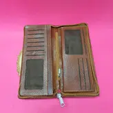 کیف دسته چک و مدارک چرم اعلای گاوی فلوتر دور زیپ اسپورت شیک با قیمت فوق العاده