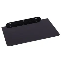 پایه دیواری تلویزیون شیشه ای یک طبقه مناسب برای دستگاه پخش کننده چند رسانه ای