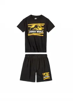 ست تیشرت شلوارک پسرانه برند jurassic world :کد kodak1058