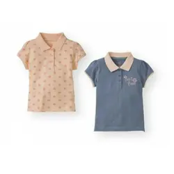 پک دو عددی پولوشرت دخترانه لوپیلو : کد 1069