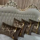 کوسن مبل مخمل طلاکوب بسیار شیک برند کوسن آذین