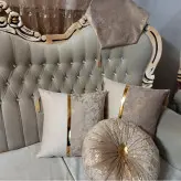 کوسن گرد طلاکوب