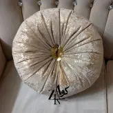 کوسن گرد طلاکوب