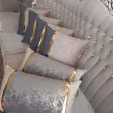 کوسن ترکیبی مخمل طلاکوب