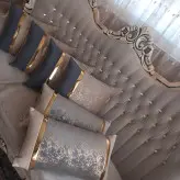 کوسن ترکیبی مخمل طلاکوب