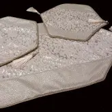 ست رومیزی و کوسن پتینه کلاسیک