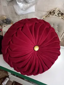 کوسن مخمل گرد گریت