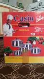 سرویس پخت و پز ۱۰ پارچه کاسیو casio روحی روکش استیل