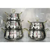 سرویس پخت و پز ۱۰ پارچه کاسیو casio روحی روکش استیل