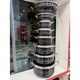 سرویس پخت و پز۱۴ پارچه تفلون نچسب هلنا داخل زنبوری