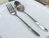 قاشق و چنگال طلایی استیل یونیک آهنربا نگیر