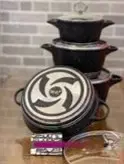 سرویس قابلمه چدن گرانیتی ۸ پارچه MG ضخیم