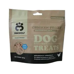 تشویقی خشک سگ مکدولف طعم مرغ وزن 35 گرم
