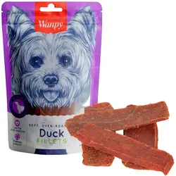 تشویقی سگ ونپی با طعم اردک مدل FILLETS وزن 100 گرم