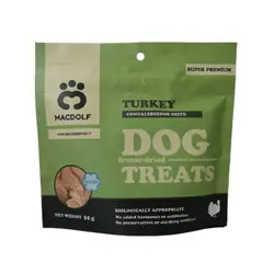 تشویقی خشک سگ مکدولف طعم بوقلمون وزن 35 گرم