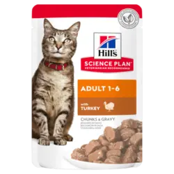 پوچ گربه بالغ هیلز با طعم بوقلمون ورن 85 گرم