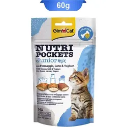 تشویقی ویتامینه بچه گربه جیم کت با طعم شیر و پنیر و ماست 60 گرم (مناسب سن 2 تا 12 ماه)