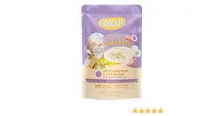 پوچ گربه موچی مدل آبگوشت خامه ای با مرغ و کالاماری (ماهی مرکب) وزن 40 گرم