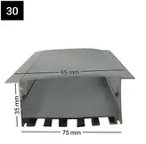 لاینر توکار لبه دار 5ردیفه