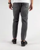 شلوار جین مردانه اسلیم ذغالی ۰۷۹