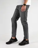 شلوار جین مردانه اسلیم ذغالی ۰۷۹