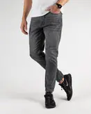 شلوار جین مردانه اسلیم ذغالی ۰۷۹