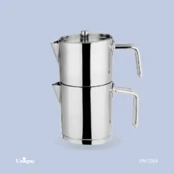 کتری قوری تمام استیل 2 لیتر کلاسیک یونیک کد 7264