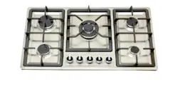 اجاق گاز صفحه ای استیل 5 شعله با ترمو برند اسکار گارانتی دار