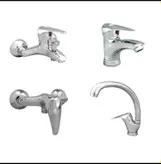 ست شیرآلات برلیان مدل ارس کروم با ارسال رایگان (مجموعه ۴ عددی)