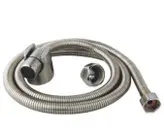 ست ۹ تکه شیرآلات استیل مات مدل بامبو به همراه علم دوش دوکاره استیل مات + شیر توالت اضافه +شیر روشویی اضافه +۲ عدد شلنگ توالت استیل مات(مجموعه ۹ عددی)