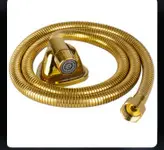 ست ۱۲ تکه شیرآلات طلایی قاجاری بامبو (ست کامل)