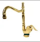 ست ۱۲ تکه شیرآلات طلایی قاجاری بامبو (ست کامل)