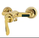 ست ۱۲ تکه شیرآلات طلایی قاجاری بامبو (ست کامل)