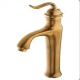 ست ۴ تکه شیرآلات طلایی مات مدل بامبو/ارسال رایگان