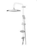 ست ۹ تکه شیرآلات قاجاری بامبو سفیدکروم با ارسال رایگان