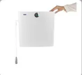 ست ۷ تکه شیرآلات قاجاری بامبو به همراه فلاش تانک و علم دوش و شلنگ توالت با ارسال رایگان رنگ سفید کروم(شیرآلات قاجاری سفیدکروم)