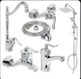 ست ۷ تکه شیرآلات قاجاری بامبو به همراه فلاش تانک،علم دوش دوکاره استیل و شلنگ توالت ریزبافت برنجی با ارسال رایگان به سراسر کشور