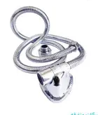 ست ۶ تکه شیرآلات بامبو قاجاری با شیر ظرفشویی دومنظوره فنری تصفیه دار و علم دوکاره استیل و شلنگ توالت با ارسال رایگان