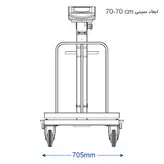 باسکول 300 کیلویی محک چرخدار استیل مدل MDS13000