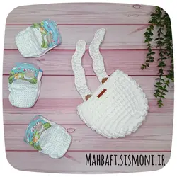 آویز نظم دهنده ی تریکویی تخت نوزاد دخترانه / پسرانه