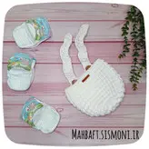 آویز نظم دهنده ی تریکویی تخت نوزاد دخترانه / پسرانه