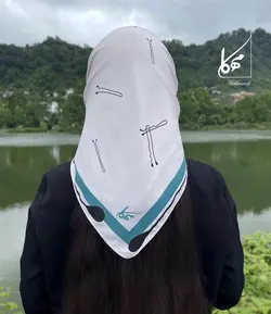 مینی اسکارف ابریشم توییل ابعاد ۷۰در۷۰ (توکا)