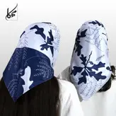 مینی اسکارف ابریشم توییل ابعاد ۷۰*۷۰ (بلوط)