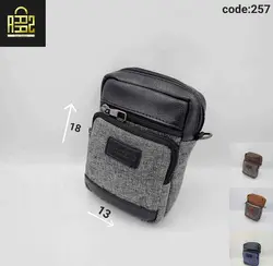 کیف دوشی کتان مردانه کد 257