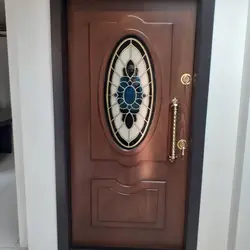 درب ضدسرقت مدل شیشه بیضی
